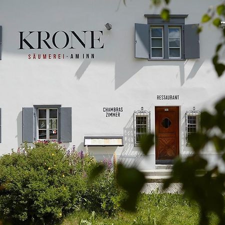 Krone Saeumerei Am Inn La Punt-Chamues-ch Exteriér fotografie